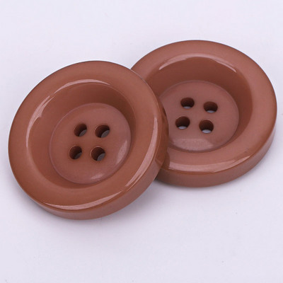 Πλαστική ρητίνη 30 χιλιοστών στρογγυλά κουμπιά Μαύρο λευκό κουμπί για ράψιμο Scrapbooking Κεντήματα DIY Craft Χειροποίητο Πουλόβερ Ρούχα