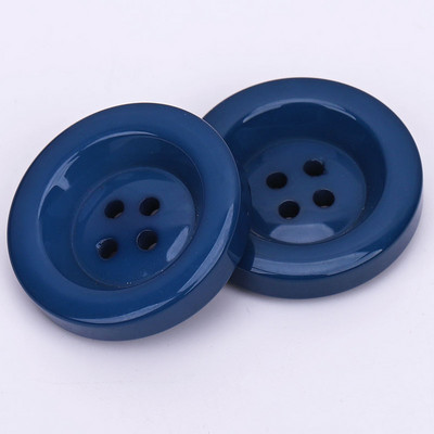 Πλαστική ρητίνη 30 χιλιοστών στρογγυλά κουμπιά Μαύρο λευκό κουμπί για ράψιμο Scrapbooking Κεντήματα DIY Craft Χειροποίητο Πουλόβερ Ρούχα