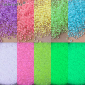 10g Διαφανής Βαφή Πυρήνα Φωτεινή 3mm Γυάλινες Χάντρες Loose Spacer Beads For DIY Κολιέ Βραχιόλι Κοσμήματα Κατασκευή A0141