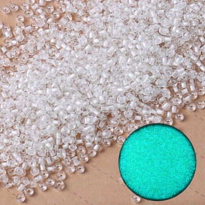 10g Διαφανής Βαφή Πυρήνα Φωτεινή 3mm Γυάλινες Χάντρες Loose Spacer Beads For DIY Κολιέ Βραχιόλι Κοσμήματα Κατασκευή A0141