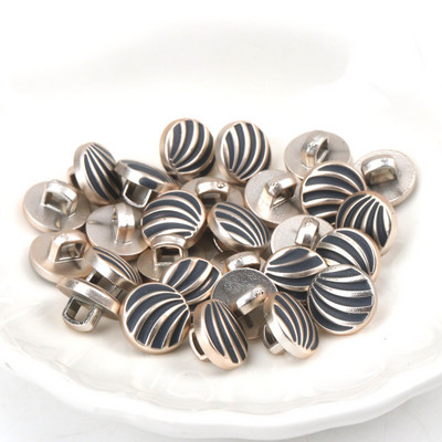 Ακρυλικά επιχρυσωμένα κουμπιά Αξεσουάρ ενδυμάτων DIY Ραπτική Είδη Ζωγραφική Χειροποίητη Διακόσμηση σπιτιού 10~14mm 10τμχ