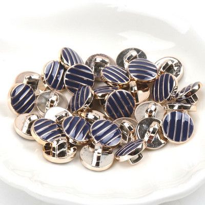 Ακρυλικά επιχρυσωμένα κουμπιά Αξεσουάρ ενδυμάτων DIY Ραπτική Είδη Ζωγραφική Χειροποίητη Διακόσμηση σπιτιού 10~14mm 10τμχ