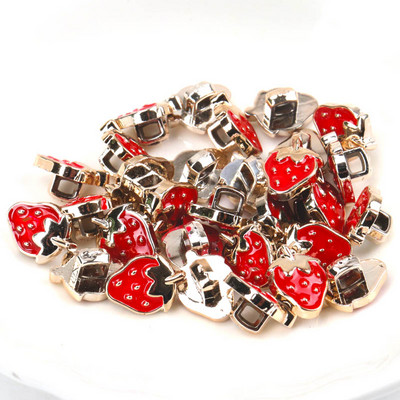 Ακρυλικά επιχρυσωμένα κουμπιά Αξεσουάρ ενδυμάτων DIY Ραπτική Είδη Ζωγραφική Χειροποίητη Διακόσμηση σπιτιού 10~14mm 10τμχ