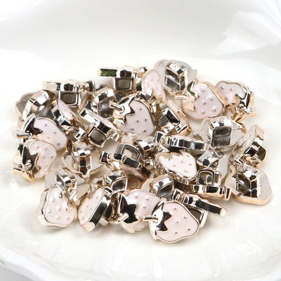 Ακρυλικά επιχρυσωμένα κουμπιά Αξεσουάρ ενδυμάτων DIY Ραπτική Είδη Ζωγραφική Χειροποίητη Διακόσμηση σπιτιού 10~14mm 10τμχ