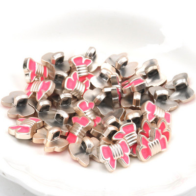 Ακρυλικά επιχρυσωμένα κουμπιά Αξεσουάρ ενδυμάτων DIY Ραπτική Είδη Ζωγραφική Χειροποίητη Διακόσμηση σπιτιού 10~14mm 10τμχ