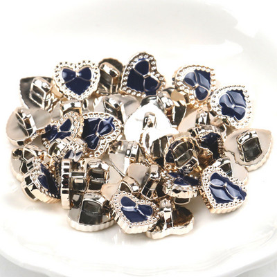 Ακρυλικά επιχρυσωμένα κουμπιά Αξεσουάρ ενδυμάτων DIY Ραπτική Είδη Ζωγραφική Χειροποίητη Διακόσμηση σπιτιού 10~14mm 10τμχ