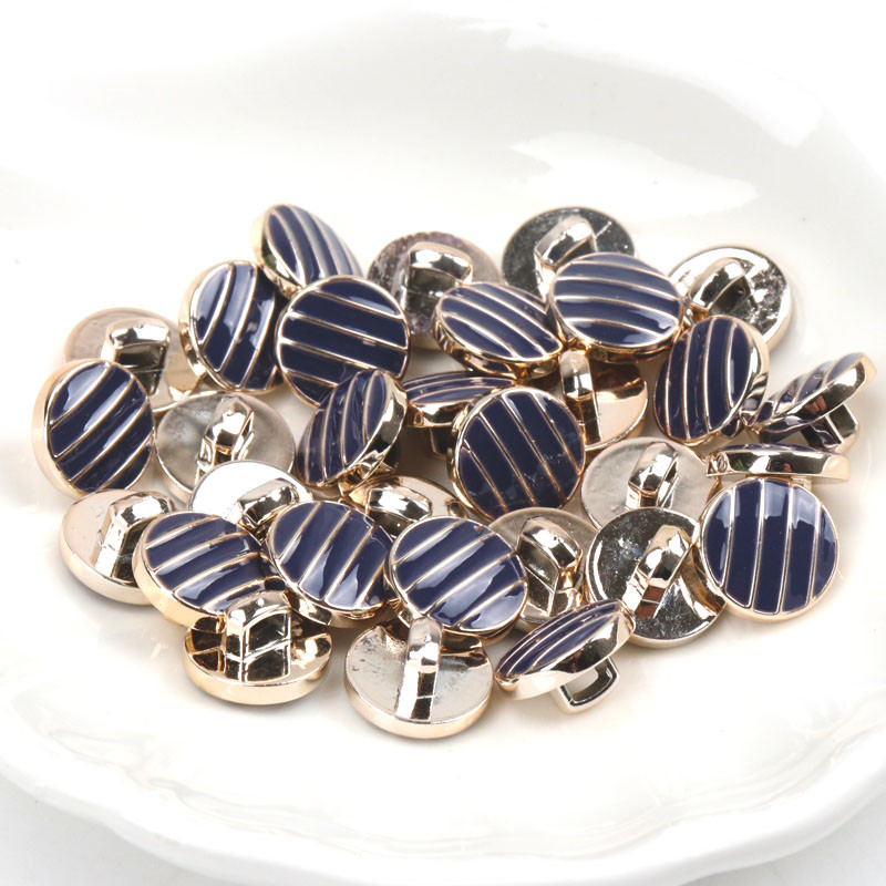 Ακρυλικά επιχρυσωμένα κουμπιά Αξεσουάρ ενδυμάτων DIY Ραπτική Είδη Ζωγραφική Χειροποίητη Διακόσμηση σπιτιού 10~14mm 10τμχ