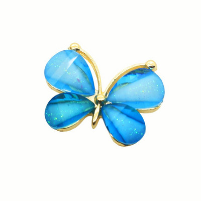 10 τμχ/παρτίδα Χειροποίητο διακοσμητικό DIY Μεταλλικά κουμπιά πεταλούδας για διακόσμηση γάμου από κράμα δώρου Ρούχα Scrapbooking Αξεσουάρ