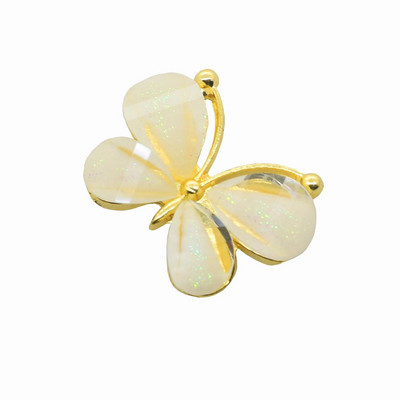 10 τμχ/παρτίδα Χειροποίητο διακοσμητικό DIY Μεταλλικά κουμπιά πεταλούδας για διακόσμηση γάμου από κράμα δώρου Ρούχα Scrapbooking Αξεσουάρ