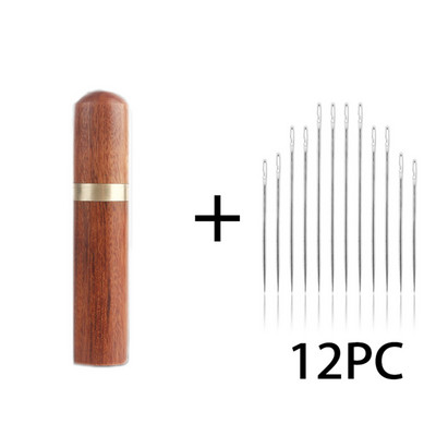 10 gab. Ādas amatniecības DIY roku šūšanas adata BigEye manuāla izšūšanas rīks Audums Krusts, neass pints adāmadatas uzpirksteņu komplekti