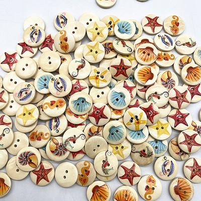 Jauna 15 mm maisījuma apaļa poga, monogramma Ziemassvētku svītra, rūtainā poga Love Scrapbooking kāzu dekoriem, šūšanas piederumi