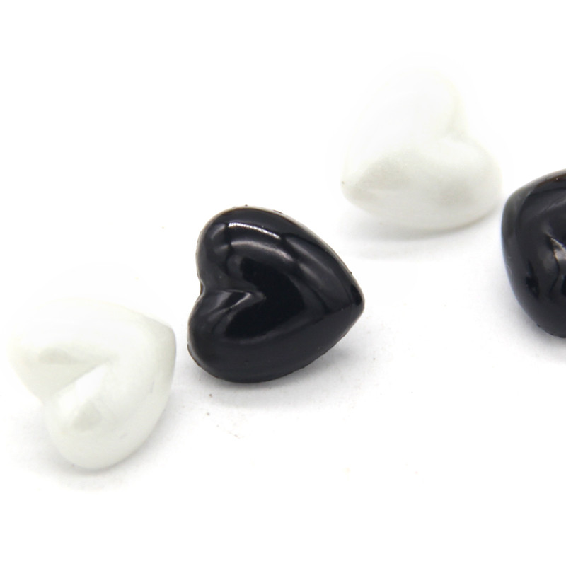 HENGC, 13 mm, balta sirds, plastmasas pērle, sieviešu pogas pašrocīgi amatniecībai, apģērbi, rotājumi, krekli kāzu šūšanas piederumi, vairumtirdzniecība