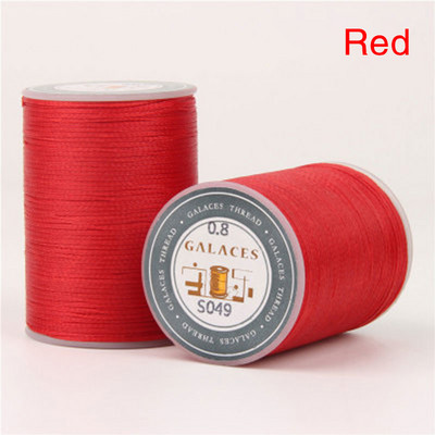 0,8 mm 90 m biezums vaskots diegs ādai vaskots aukliņš DIY rokdarbu instrumentam roku šuves diegu šūšanas līnija