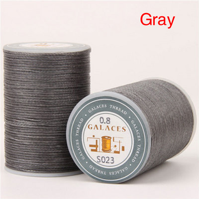 0,8 mm 90 m biezums vaskots diegs ādai vaskots aukliņš DIY rokdarbu instrumentam roku šuves diegu šūšanas līnija