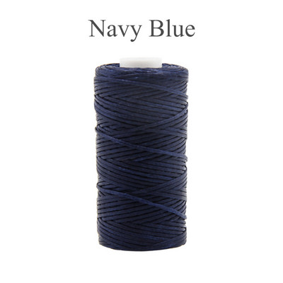 50 m 0,8 mm paksune vahatatud niit naha jaoks vahatatud nöör Lame vahatatud õmblusnöör isetegemise käsitöötööriista käsitsi õmblusniit