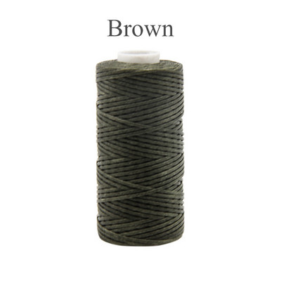 50 m 0,8 mm paksune vahatatud niit naha jaoks vahatatud nöör Lame vahatatud õmblusnöör isetegemise käsitöötööriista käsitsi õmblusniit