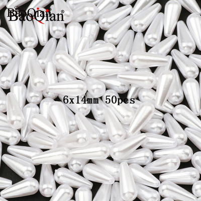 Bēšs balts ar caurumiem akrila imitācijas pērļu krelles dažādu formu brīvas krelles DIY amatniecības albuma dekorēšanai