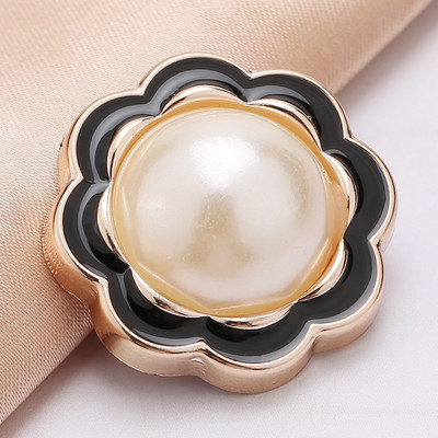 20 τεμ. 18 χιλιοστά στρογγυλά κουμπιά κνήμης Vintage Drop Oil Πλαστικό Κουμπί λουλουδιών για Ράψιμο Πουκάμισων Κοστούμια Παλτό Φόρεμα Πουλόβερ Κεντήματα