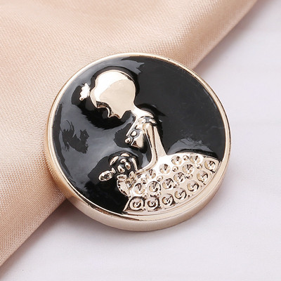 20 τεμ. 18 χιλιοστά στρογγυλά κουμπιά κνήμης Vintage Drop Oil Πλαστικό Κουμπί λουλουδιών για Ράψιμο Πουκάμισων Κοστούμια Παλτό Φόρεμα Πουλόβερ Κεντήματα