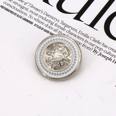 20 τεμ. 18 χιλιοστά στρογγυλά κουμπιά κνήμης Vintage Drop Oil Πλαστικό Κουμπί λουλουδιών για Ράψιμο Πουκάμισων Κοστούμια Παλτό Φόρεμα Πουλόβερ Κεντήματα