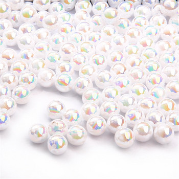 Акрил ABS имитация на перла AB цвят кръгли мъниста мъниста мъниста мъниста разпръснати направи си сам производство гривна аксесоари материали