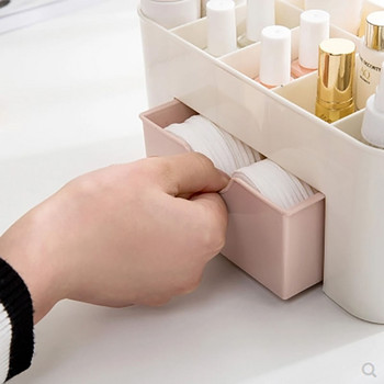 Органайзер за грим за козметичен настолен плот Кутия за съхранение на козметика Калъф Органайзер Бижута Лак за нокти Контейнер за чекмедже за четка за грим