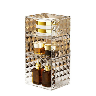 1 gabala kosmētikas uzglabāšanas kaste, izturīga ABS slīpā dizaina kosmētikas organizētāji, daudzfunkcionāls darbvirsmas zīmuļa futrālis lūpu krāsas turētājs