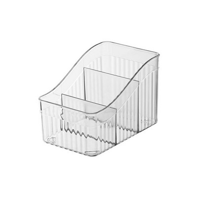 Akrila grima organizators rakstāmgalds, atsevišķa uzglabāšanas kaste, caurspīdīgs vannas istabas kosmētikas ādas kopšanas lūpu krāsas turētājs