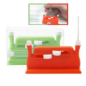 Šujmašīnas vītņu griešanas mašīna adatas ievietošanas rīks automātiskā dubultā vītņu griešanas mašīna ātra adatu mainītāja šūšana