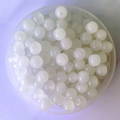 4 6 8 10 12 mm rožu smaragda apaļas dabīgas krelles nefrīta materiāls stikls vaļīgas akmens krelles DIY rokassprādzes kaklarotas rotaslietu izgatavošanai