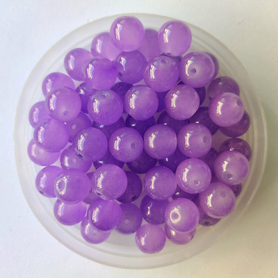 4 6 8 10 12 mm rožu smaragda apaļas dabīgas krelles nefrīta materiāls stikls vaļīgas akmens krelles DIY rokassprādzes kaklarotas rotaslietu izgatavošanai