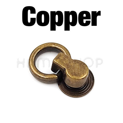 10 komplektu metāla O gredzenveida tapas kniedes atskrūvējamā aizmugure, pakaramo skavas, somas sānu malas enkura saites aparatūra mazai somas somiņai