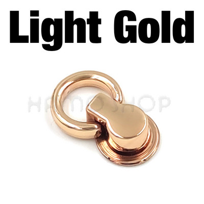 10 komplektu metāla O gredzenveida tapas kniedes atskrūvējamā aizmugure, pakaramo skavas, somas sānu malas enkura saites aparatūra mazai somas somiņai