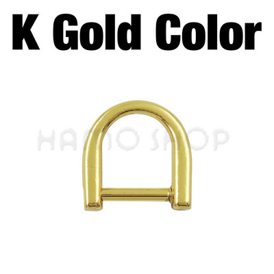 1 gab. 10mm-20mm metāla D gredzena sprādzes važas aizdare Noņemama atvērta skrūve ādas amatniecības somas siksnas jostas roktura plecu siksniņai