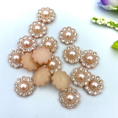 30 gab. Diy — urbjmašīnas pērlītes Dekorācijas Amatniecība Plakana aizmugure Cabochon Scrapbooking Fit Matu Spraudes Rotājumi Krelles B56