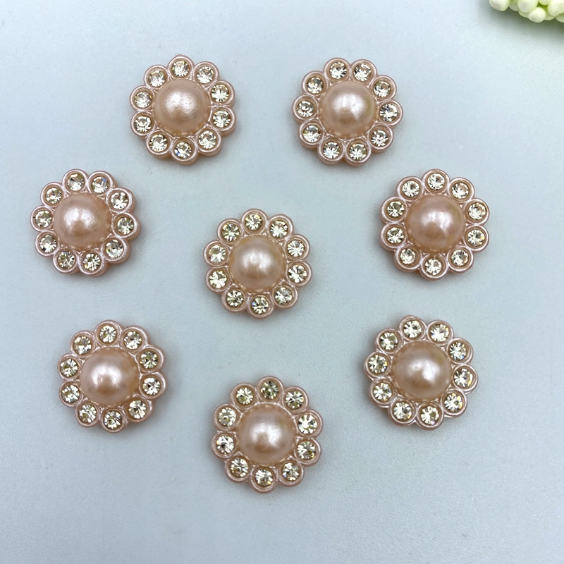 30 gab. Diy — urbjmašīnas pērlītes Dekorācijas Amatniecība Plakana aizmugure Cabochon Scrapbooking Fit Matu Spraudes Rotājumi Krelles B56