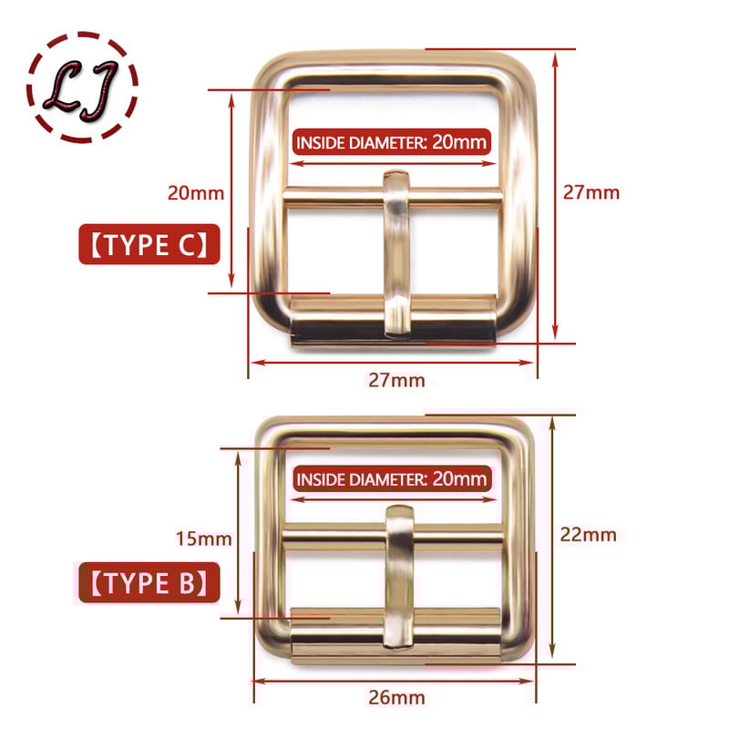 Jauns 10gab/partija 20mm(0.8in) Zelta Sudraba Bronzas Kvadrātveida sakausējuma Metāla Sprādzes Apaviem Soma Apģērba DIY Roku darbs Šūšanas Piederums