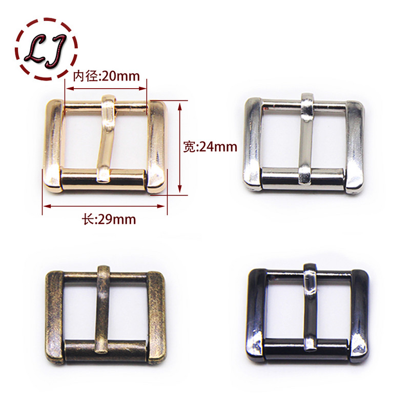 Jauns 10gab/partija 20mm(0.8in) Zelta Sudraba Bronzas Kvadrātveida sakausējuma Metāla Sprādzes Apaviem Soma Apģērba DIY Roku darbs Šūšanas Piederums