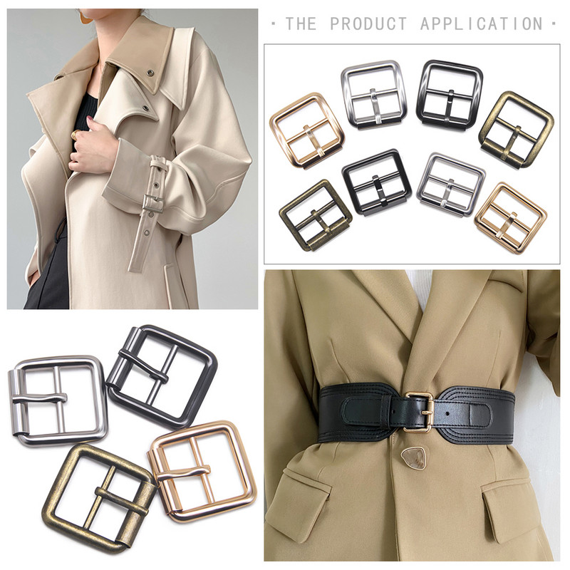 Jauns 10gab/partija 20mm(0.8in) Zelta Sudraba Bronzas Kvadrātveida sakausējuma Metāla Sprādzes Apaviem Soma Apģērba DIY Roku darbs Šūšanas Piederums