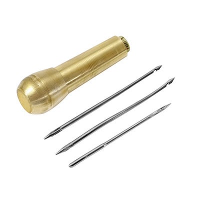 1 set pantofi de cort din piele de pânză pentru cusut Awl din piele Kit de ace pentru artizanat Set de instrumente de reparare Set de instrumente de cusut manual pentru pantofi de ață Awl