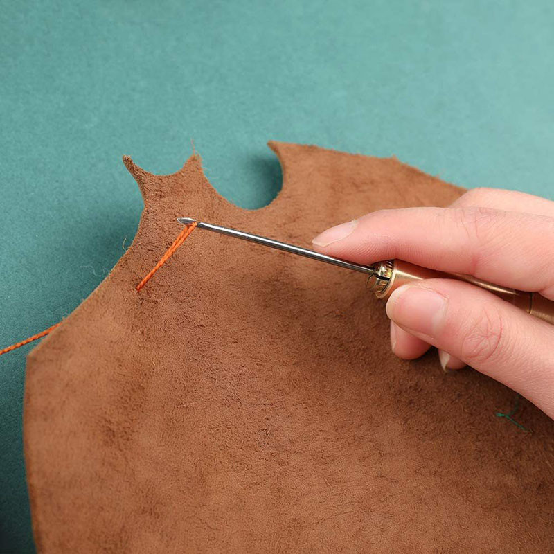 1 komplekts Audekla ādas telts apavi Šūšanas zīle Ādas rokdarbu adatu komplekts labošanas rīku komplekts Rokas šūšanas apavu diegu zīle