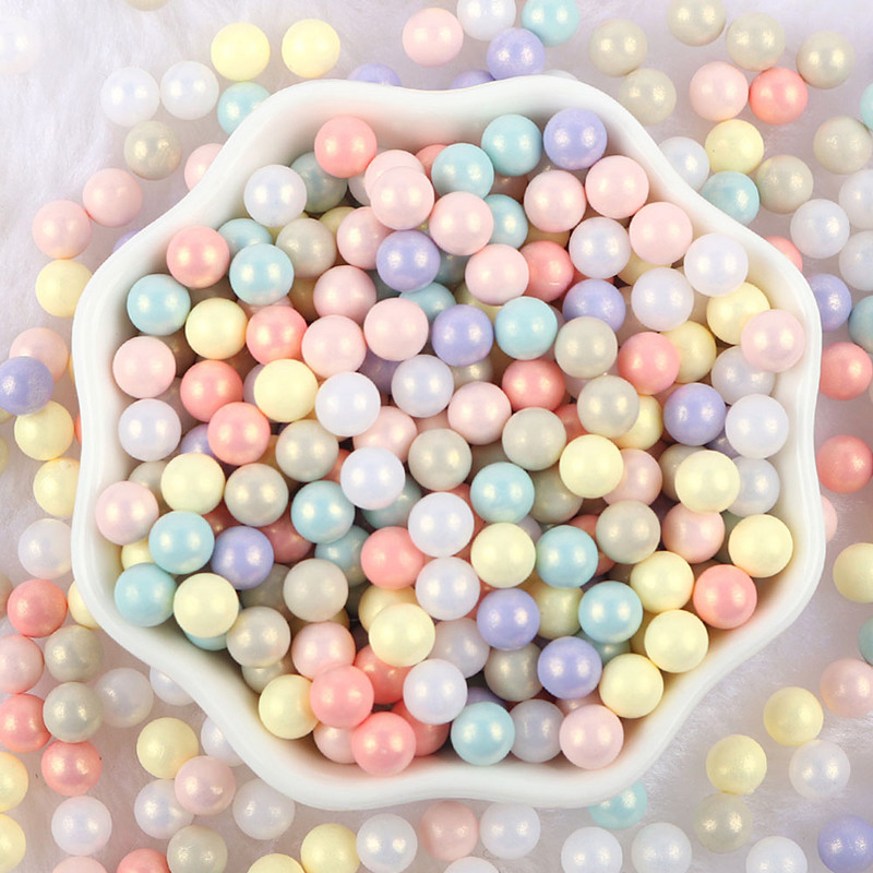 6/8/10mm bez cauruma Macaroon pērļu krelles, jauktas krāsas akrila apaļas lodītes nagu aizsargsomām Deocr rotaslietu izgatavošanas piederumi E030