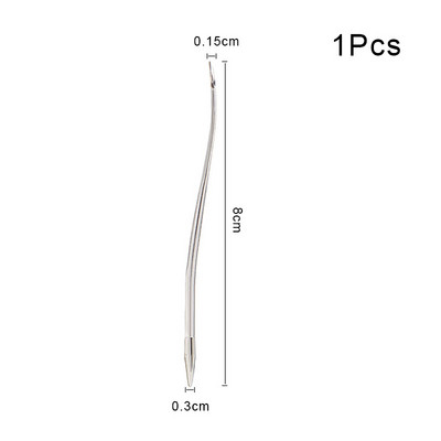 Ādas šūšanas komplekts DIY Ādas amatniecības rīku komplekts Šūšanas īlens ar vara roktura adatu kanvas apavu remontam Šūšanas piederumi