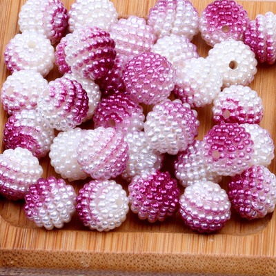 10 mm 200/20 gradient Bayberry pallid ABS eemaldatavad pulma DIY käeshoitavad lilled täis taevahelmestega kaunistused