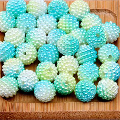 10 mm 200/20 gradient Bayberry pallid ABS eemaldatavad pulma DIY käeshoitavad lilled täis taevahelmestega kaunistused