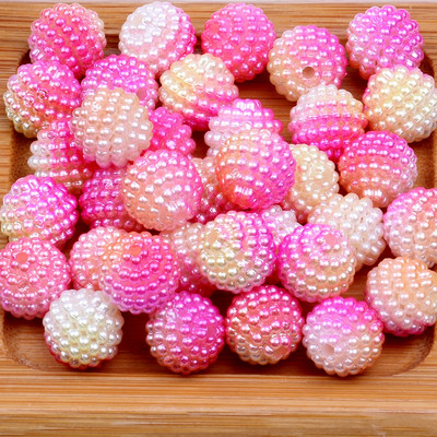 10 mm 200/20 gradient Bayberry pallid ABS eemaldatavad pulma DIY käeshoitavad lilled täis taevahelmestega kaunistused