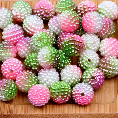 10 mm 200/20 gradient Bayberry pallid ABS eemaldatavad pulma DIY käeshoitavad lilled täis taevahelmestega kaunistused