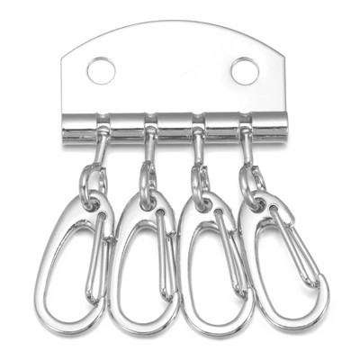 4 tk Võtmehoidja Nahast kott Pandlad Metallist Nahast Käsitöö Võtme Packwork Hoidikud Rida needikonks Kvaliteetsed isetegemise õmblustarvikud