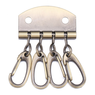 4 tk Võtmehoidja Nahast kott Pandlad Metallist Nahast Käsitöö Võtme Packwork Hoidikud Rida needikonks Kvaliteetsed isetegemise õmblustarvikud