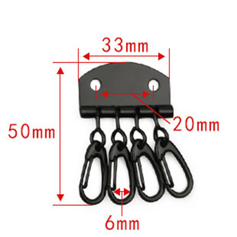 4 tk Võtmehoidja Nahast kott Pandlad Metallist Nahast Käsitöö Võtme Packwork Hoidikud Rida needikonks Kvaliteetsed isetegemise õmblustarvikud